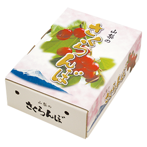 山梨産さくらんぼ用ギフト箱