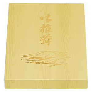 クリーム板目柄