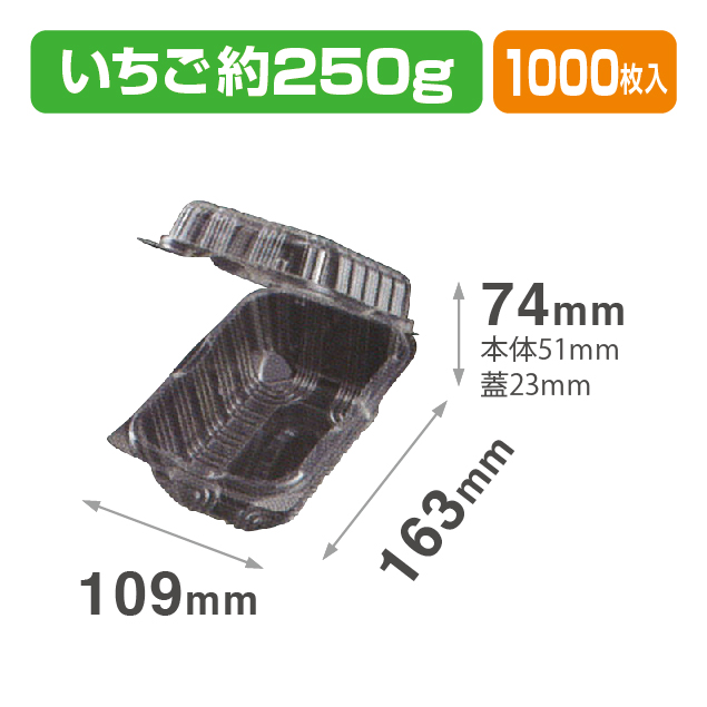 フルーツIG250gフード付防曇 透明