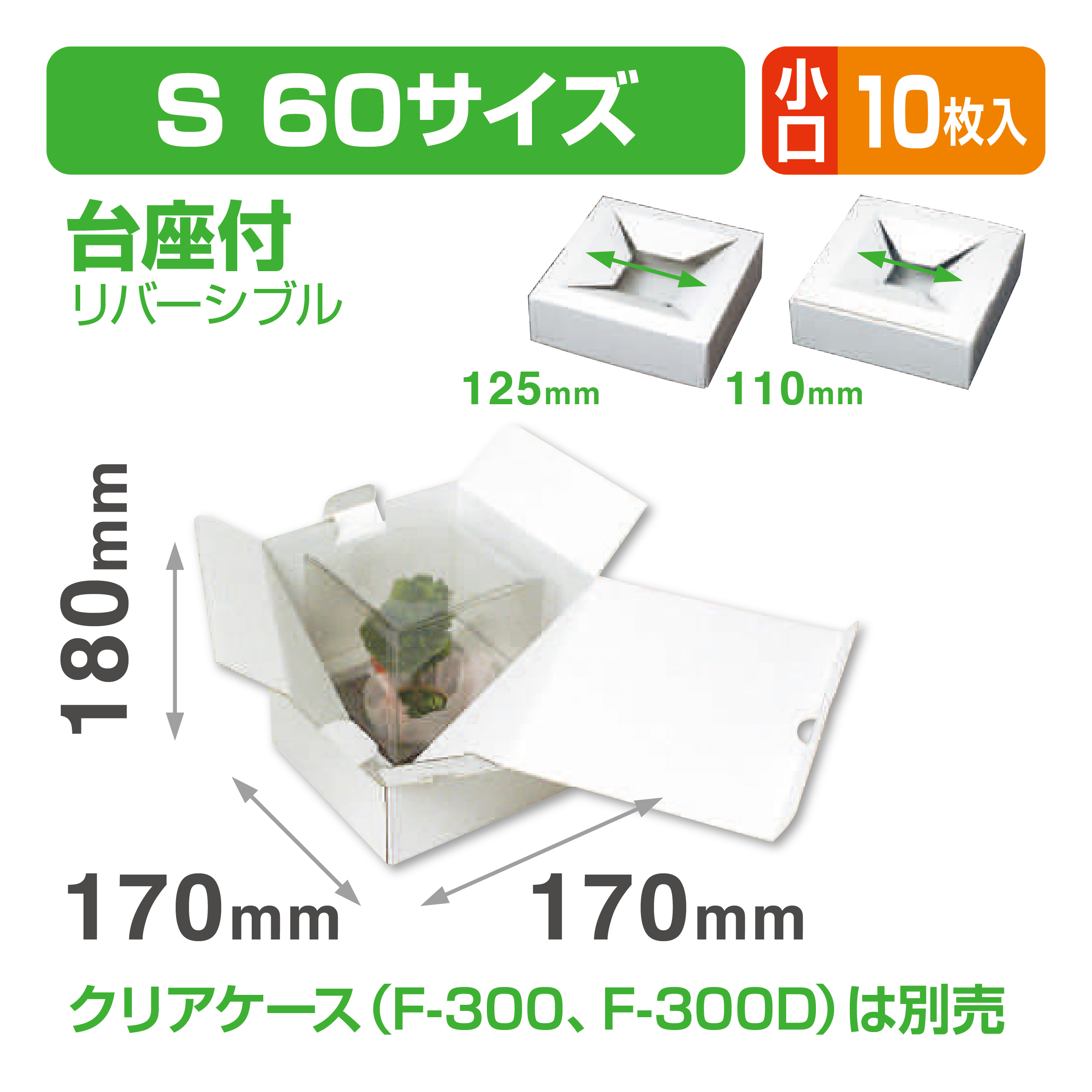 Cフラワー宅配箱S小口