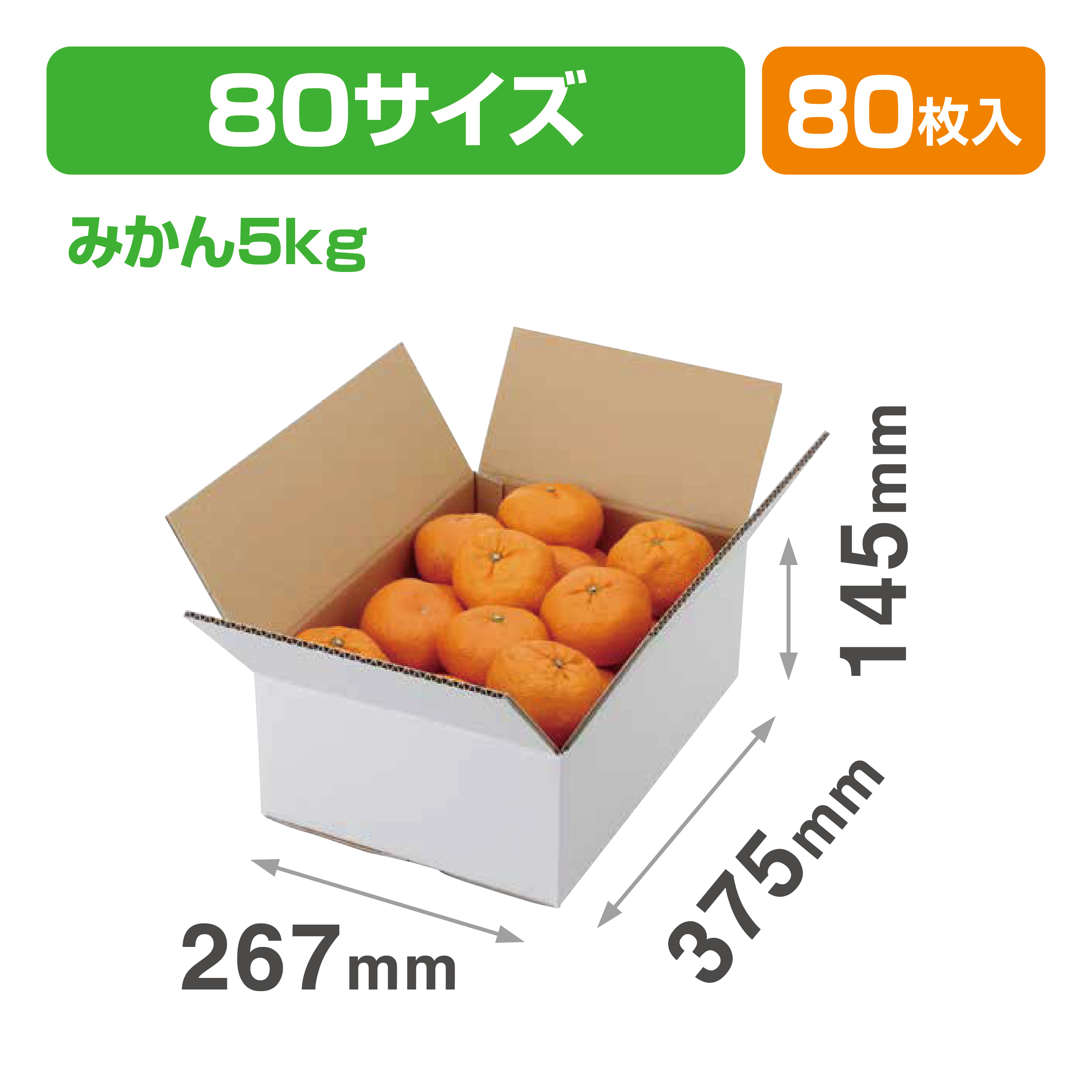 A式みかん白無地5㎏