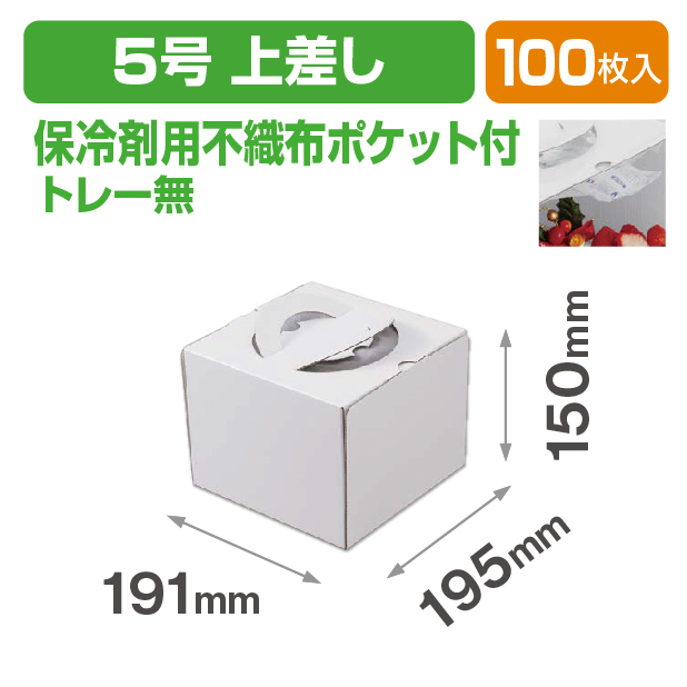 デコホワイト150 5号 上差し