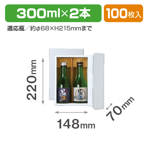 K-1449 ブロックホワイト 300ml×2本