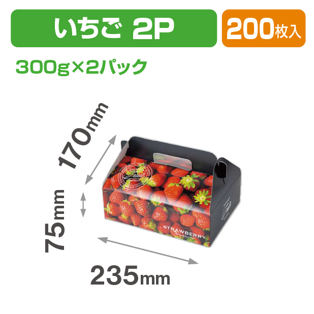 ストロベリー 300g×2P(2266型)