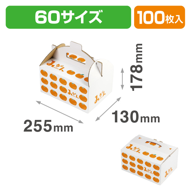 L-2505　イラストみかん手提　60