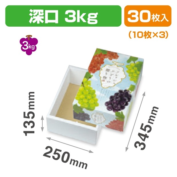 L-2518 フレッシュぶどうの贈り物3㎏深口