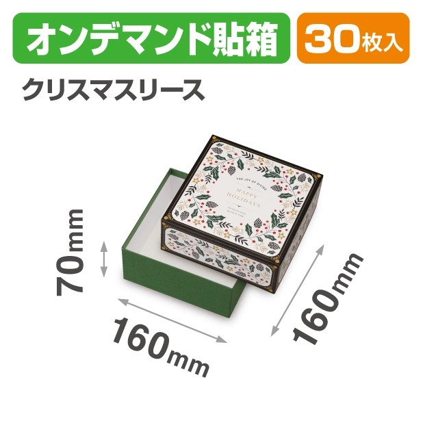 20-2318 貼箱 クリスマスリース