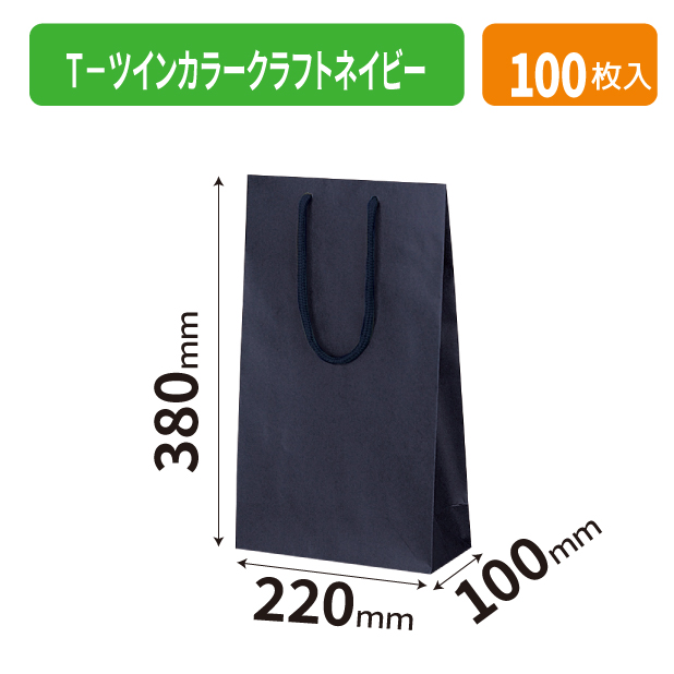 NO1556 T-ツインカラークラフト ネイビー