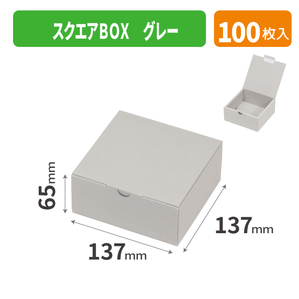 20-2670 スクエアBOX グレー