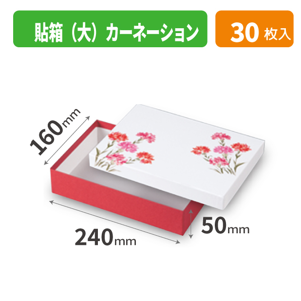 19-1545 貼箱（大）カーネーション